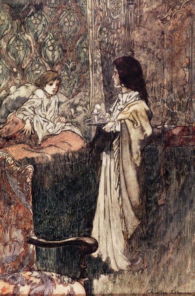 Kinder sprechen nachts, 1911 von Charles Robinson